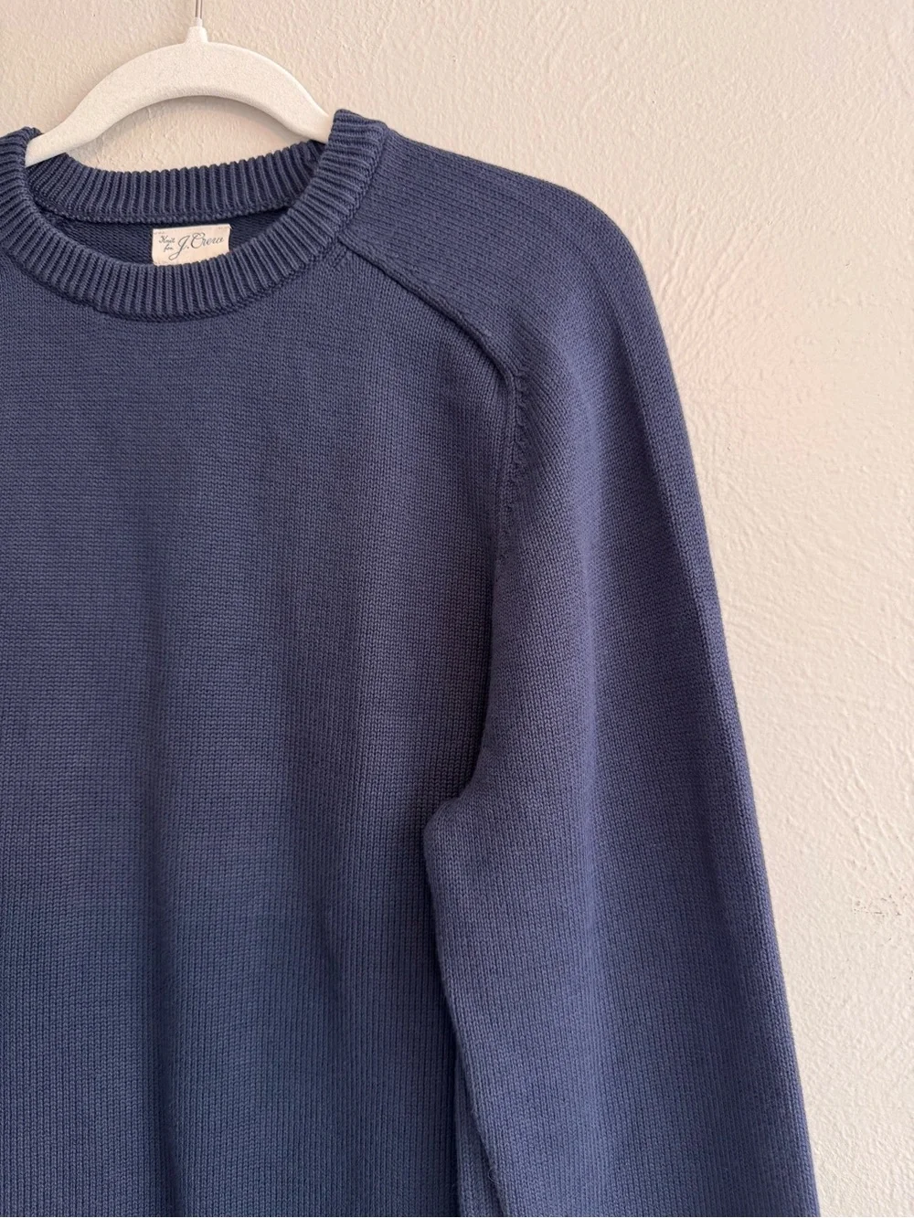 NWT J. Crew Men's Heritage Cotton Crewneck Sweater